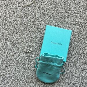 Tiffany & Co. Silver Infinity Necklace